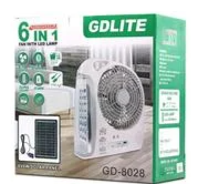 Miniatura 3 de VENTILADOR LAMPARA + PANEL SOLAR  GD-802